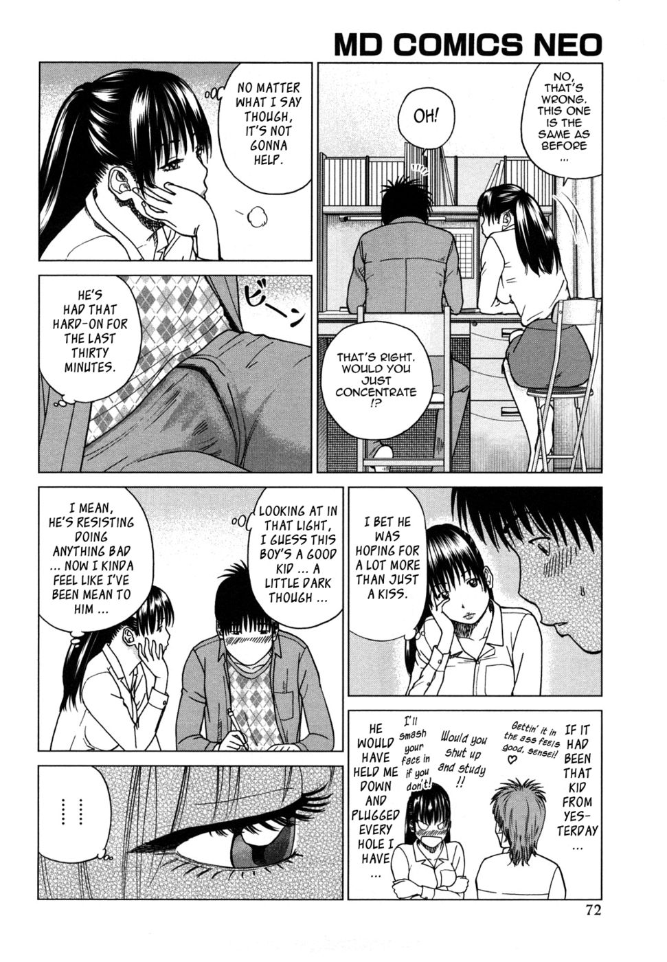 Hentai Manga Comic-Young Wife & High School Girl Collection-Chapter 4-A Home Tutor's Hidden Motivations-Virgin Eater-6